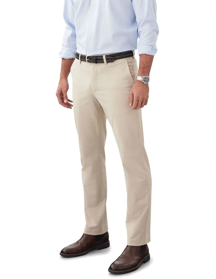 Comfort Stretch Chino Pant in Sand image 4