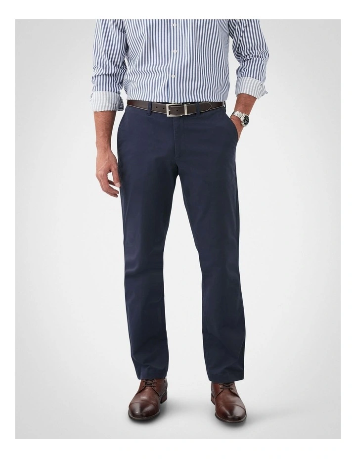 Comfort Stretch Chino Pant in Navy image 1