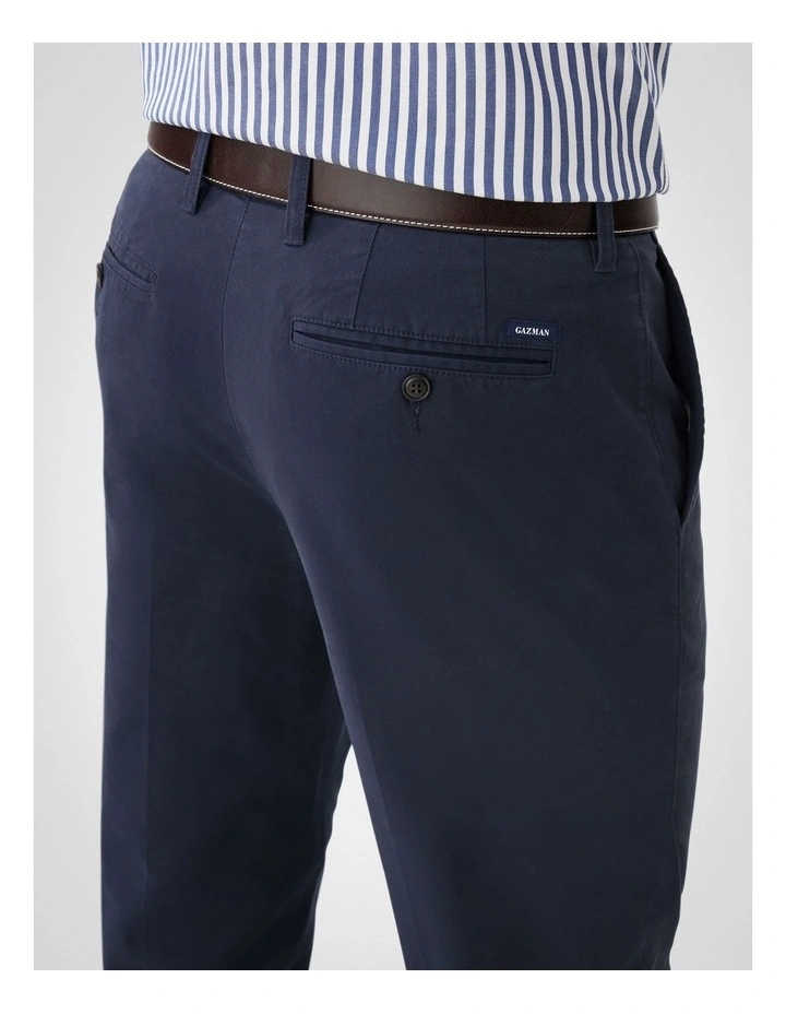 Comfort Stretch Chino Pant in Navy image 3