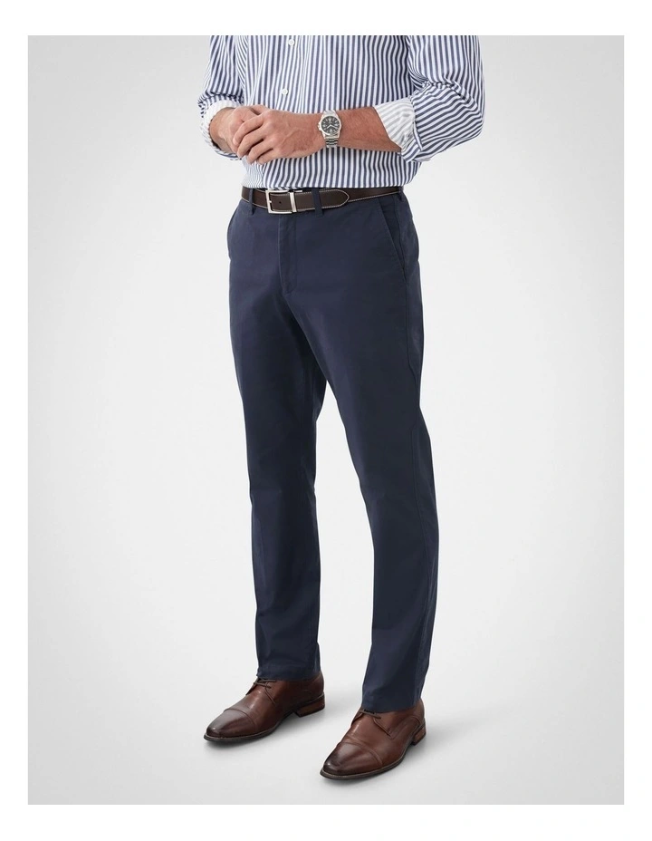 Comfort Stretch Chino Pant in Navy image 4