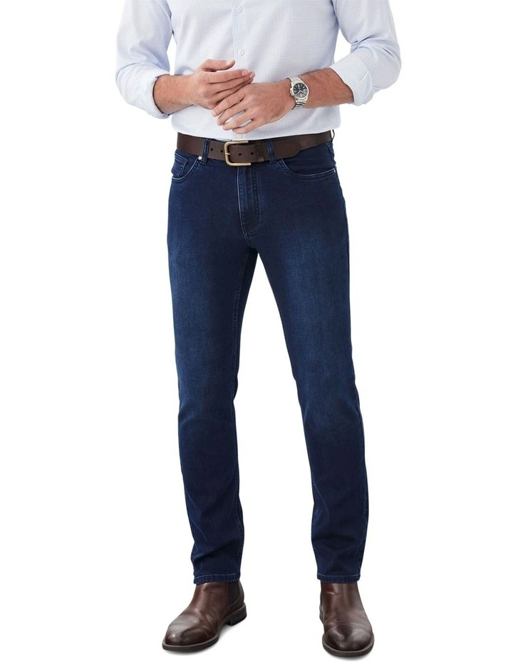 Knit Denim Modern Fit Jean in Indigo image 1