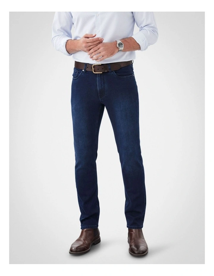 Knit Denim Modern Fit Jean in Indigo image 1