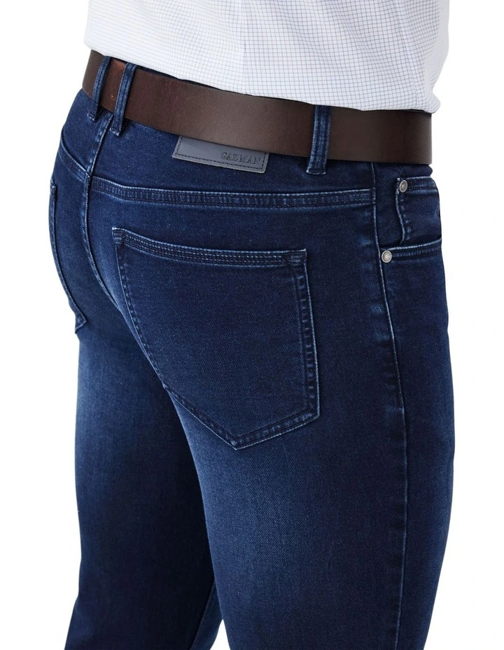 Knit Denim Modern Fit Jean in Indigo image 3