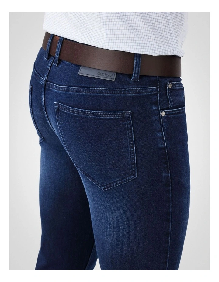 Knit Denim Modern Fit Jean in Indigo image 3