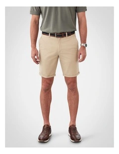 Modern Club Shorts in Camel
