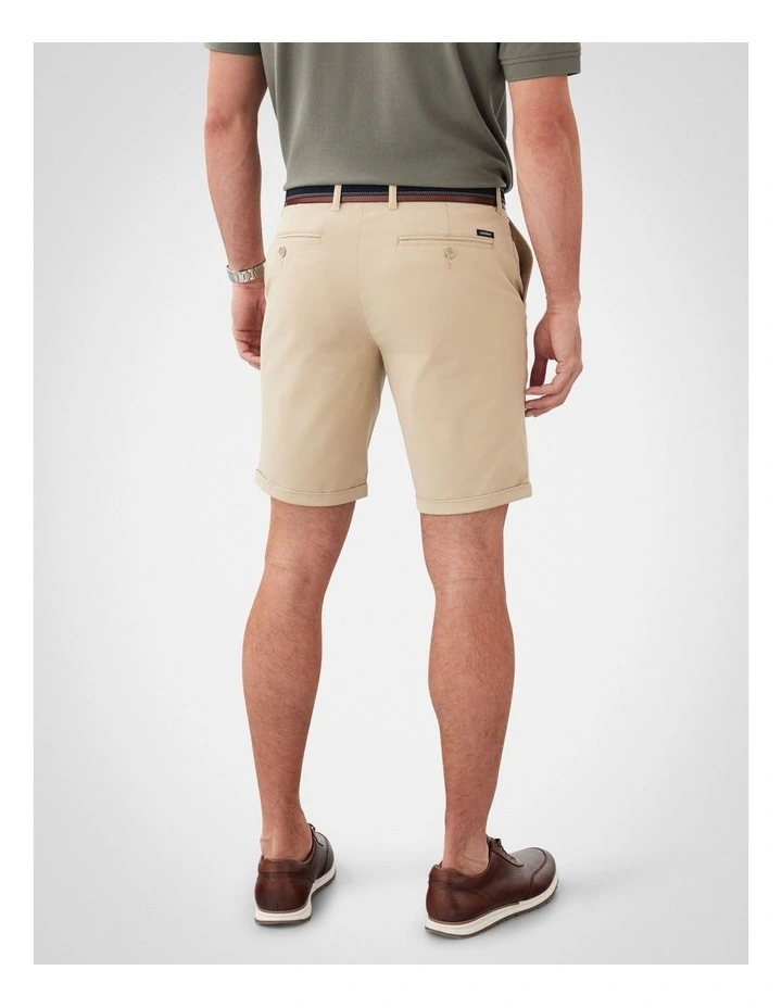 Modern Club Shorts in Camel image 2