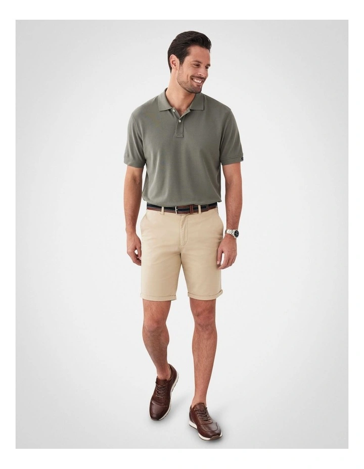 Modern Club Shorts in Camel image 5