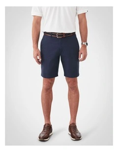 Comfort Stretch Twill Shorts in Navy