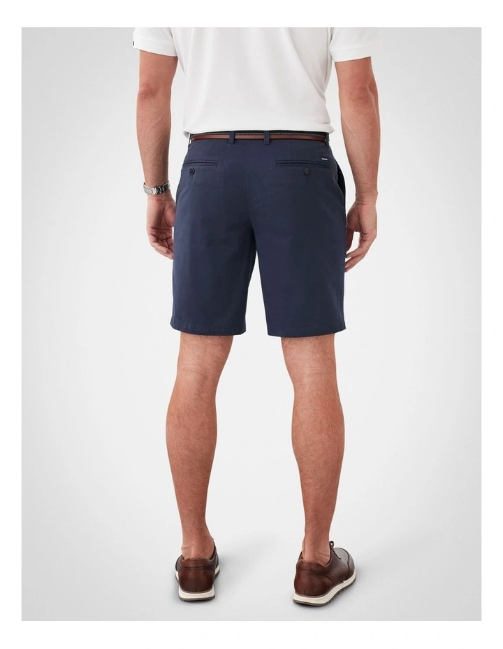 Comfort Stretch Twill Shorts in Navy image 2
