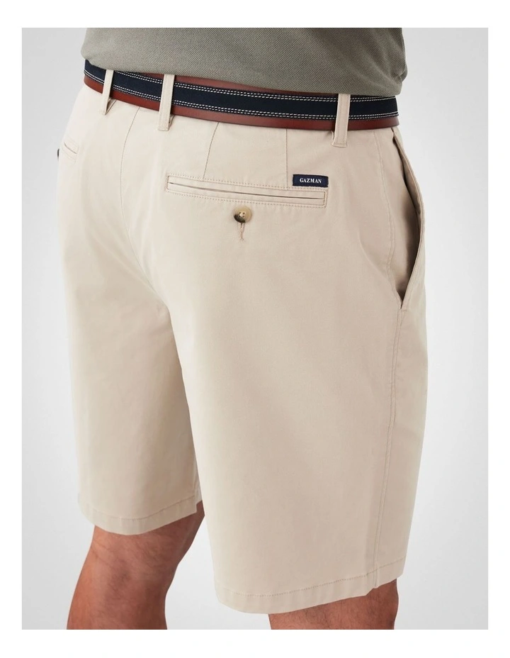 Comfort Stretch Twill Shorts in Desert image 3