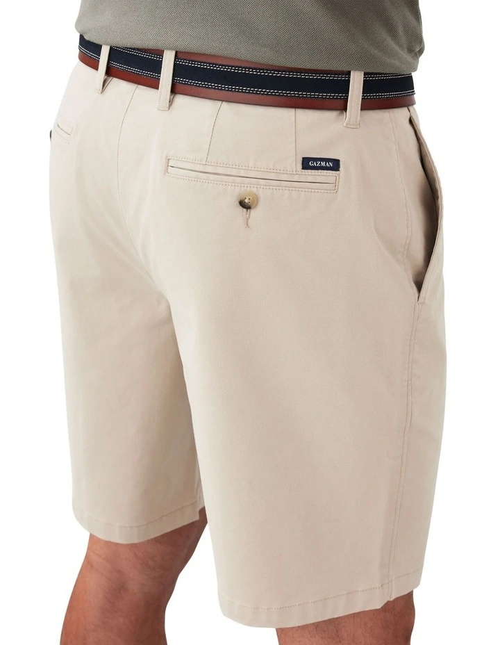 Comfort Stretch Twill Shorts in Desert image 3