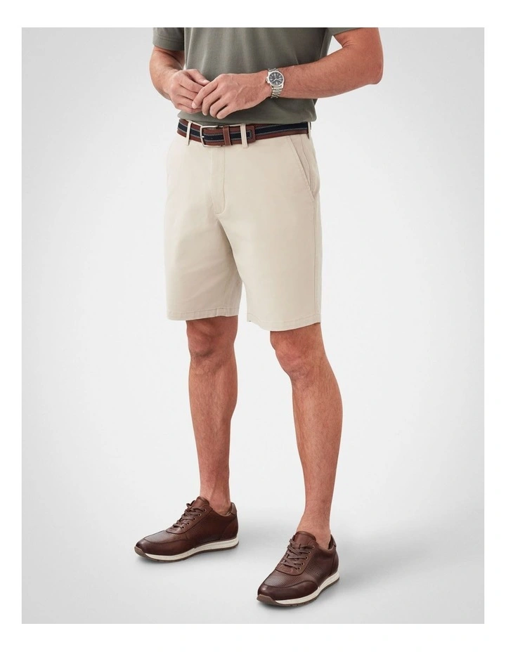 Comfort Stretch Twill Shorts in Desert image 4