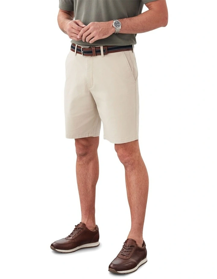 Comfort Stretch Twill Shorts in Desert image 4