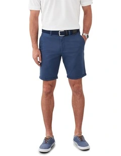 Modern Club Stretch Shorts in Blue