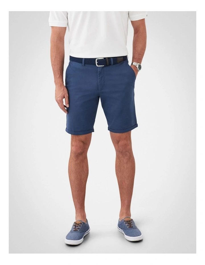 Modern Club Stretch Shorts in Blue image 1