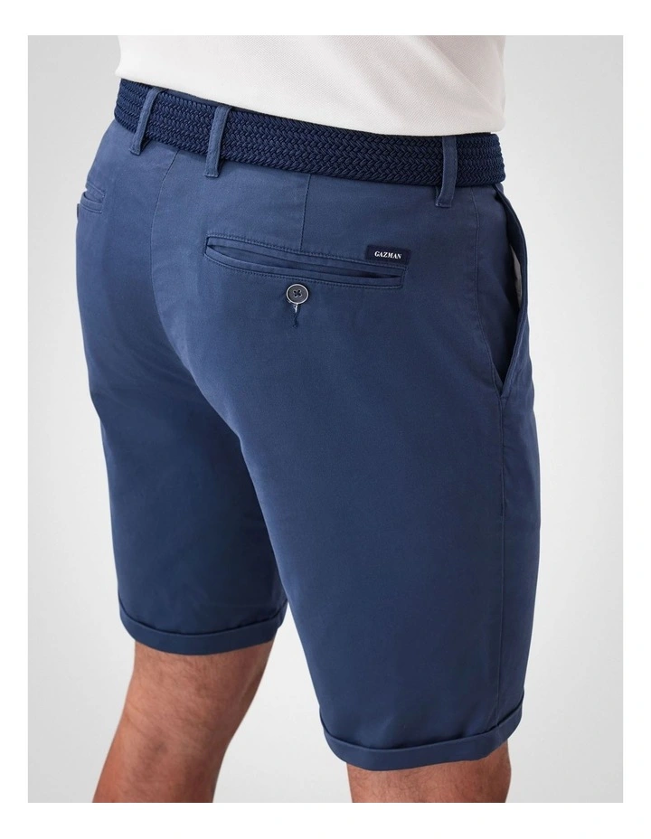 Modern Club Stretch Shorts in Blue image 3
