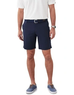 Active Quick Dry Houndstooth Shorts Midnight in Blue