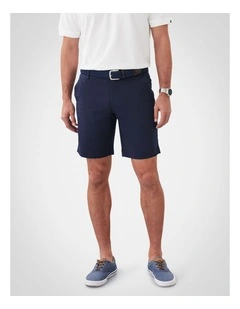 Active Quick Dry Houndstooth Shorts Midnight in Blue