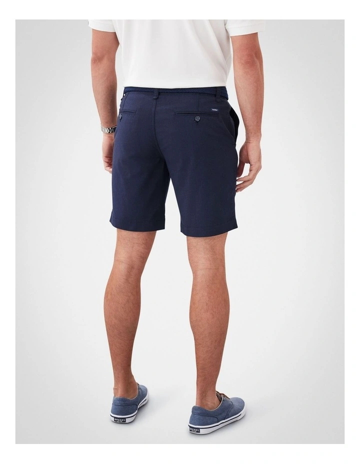 Active Quick Dry Houndstooth Shorts Midnight in Blue image 2