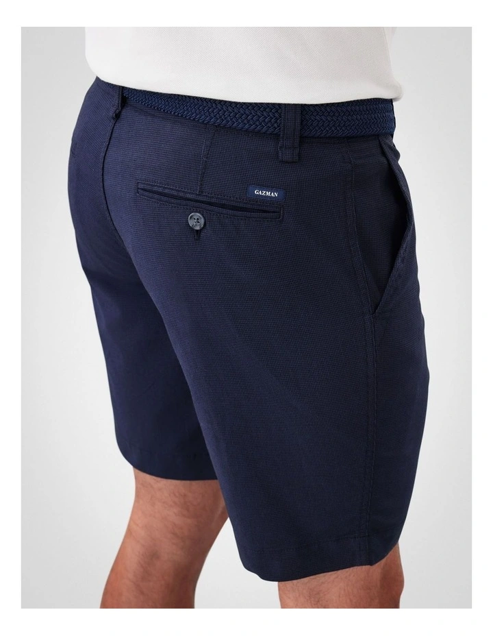 Active Quick Dry Houndstooth Shorts Midnight in Blue image 3