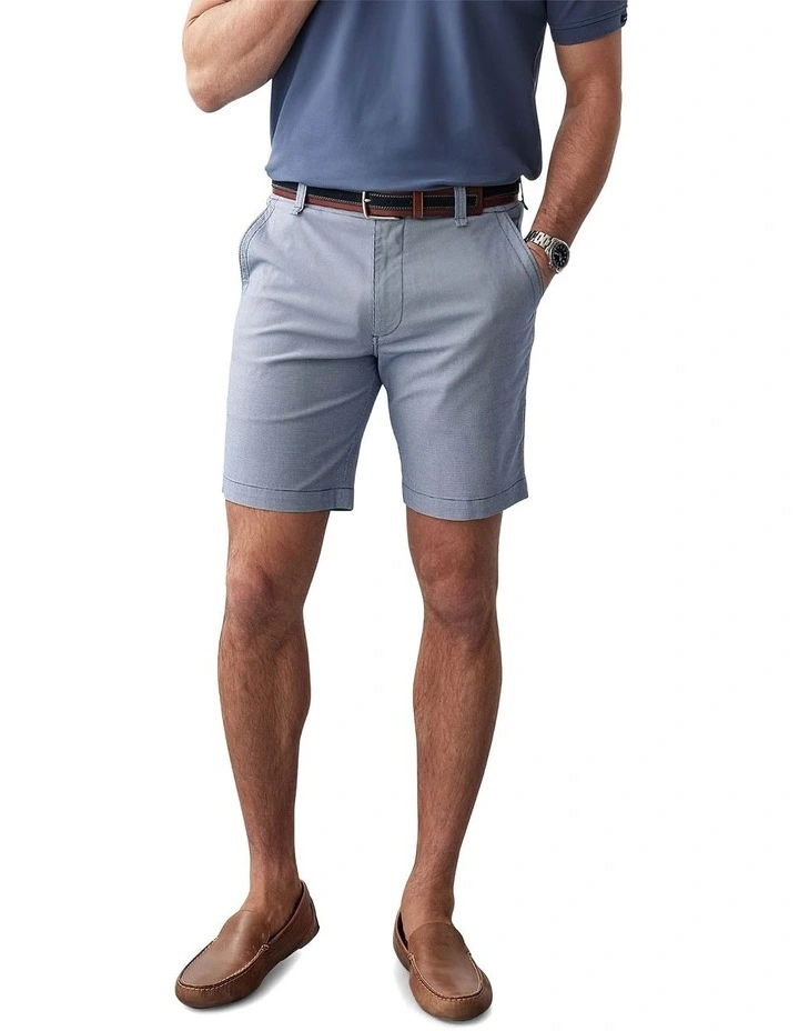 Active Quick Dry Houndstooth Shorts in Blue image 1
