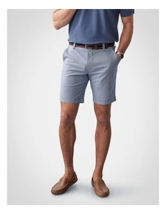 Active Quick Dry Houndstooth Shorts in Blue