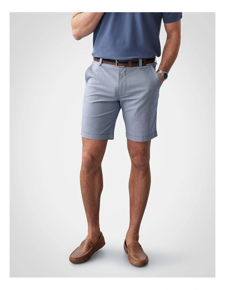 Active Quick Dry Houndstooth Shorts in Blue image 1
