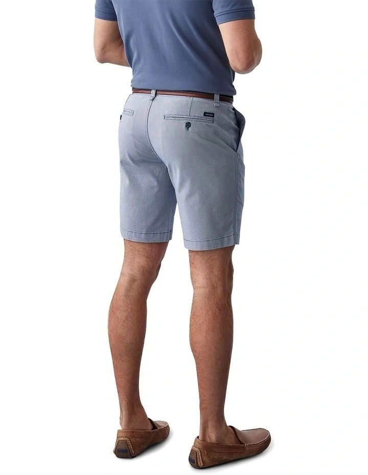 Active Quick Dry Houndstooth Shorts in Blue image 2