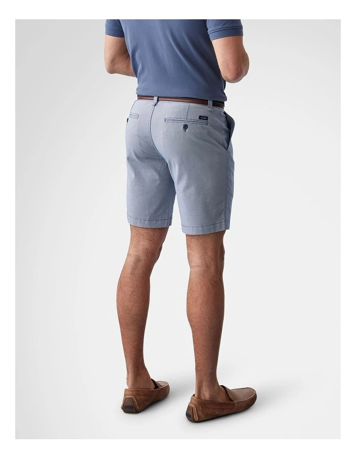 Active Quick Dry Houndstooth Shorts in Blue image 2