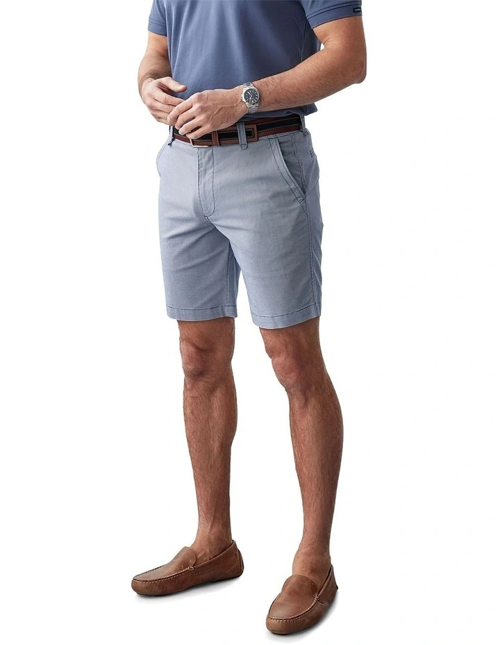 Active Quick Dry Houndstooth Shorts in Blue image 4