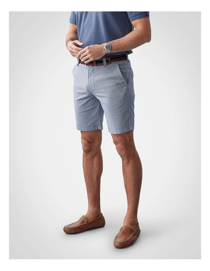 Active Quick Dry Houndstooth Shorts in Blue image 4