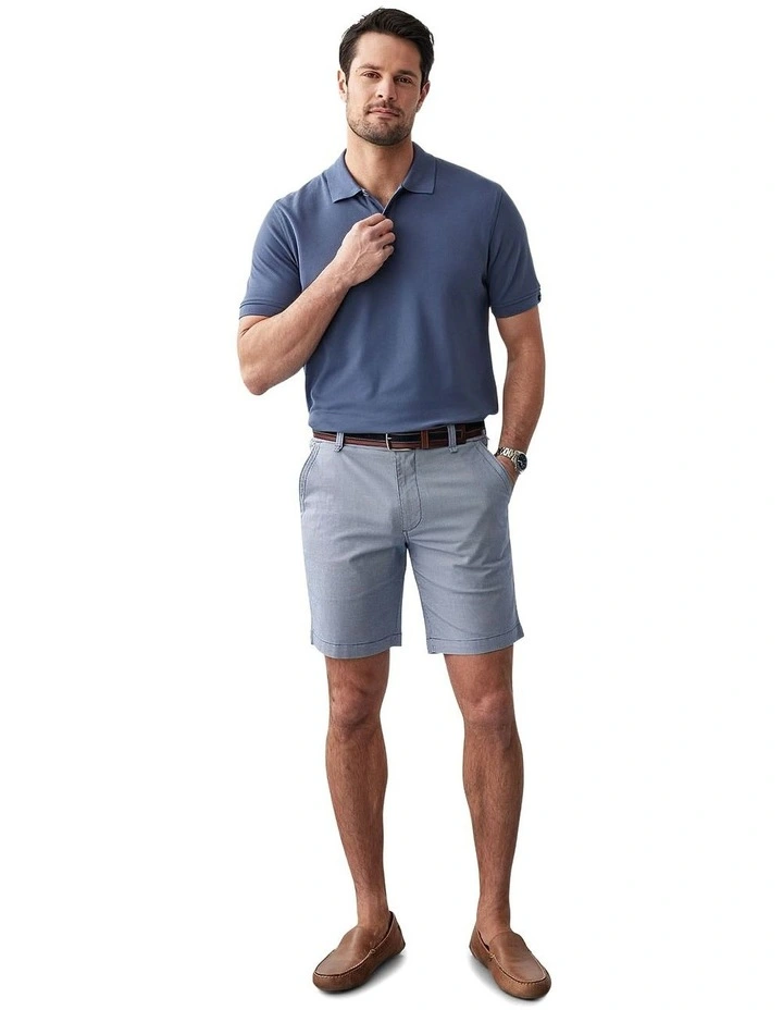 Active Quick Dry Houndstooth Shorts in Blue image 5