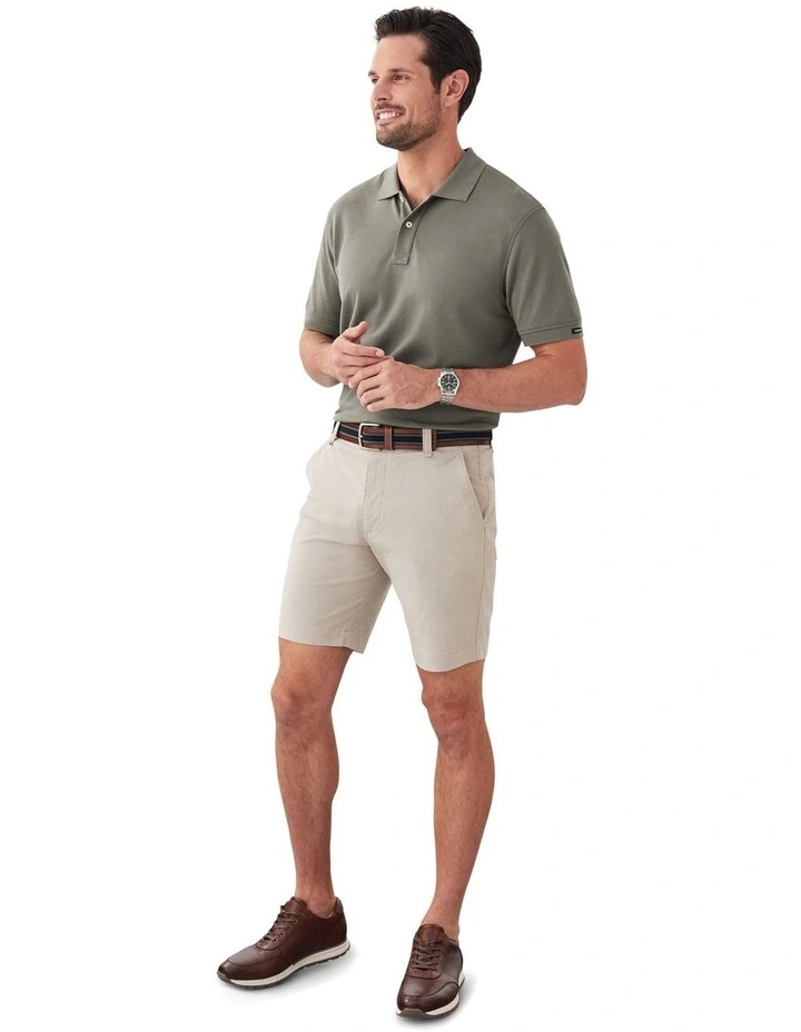 Active Quick Dry Houndstooth Shorts in Sand image 5