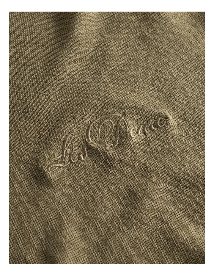 Emmanuel Polo Knit Shirt in Beige image 5