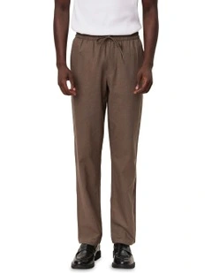 Patrick Linen Pants in Bungee Cord