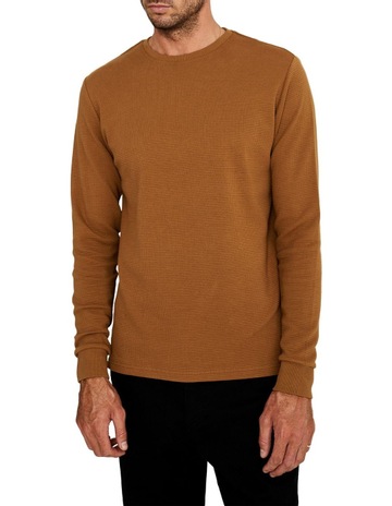 Mr Simple Waffle Long Sleeve Sweat 