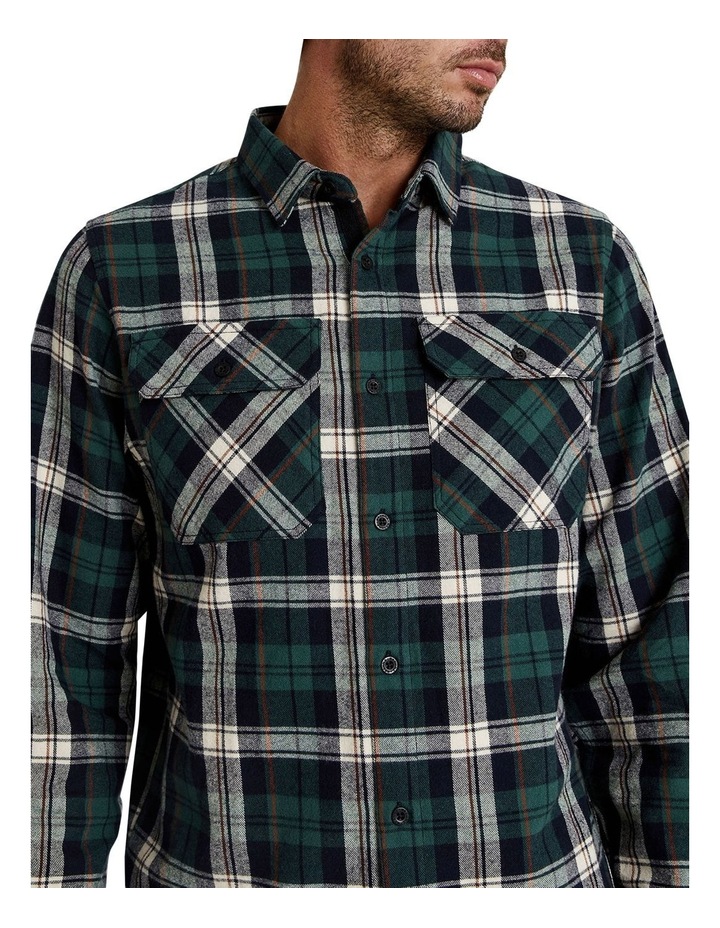 Mr Simple Flannel Long Sleeve Shirt 