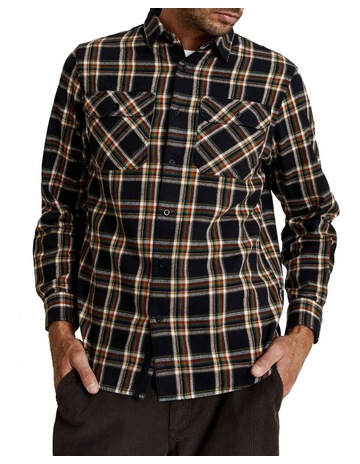 Mr Simple Flannel Long Sleeve Shirt In 