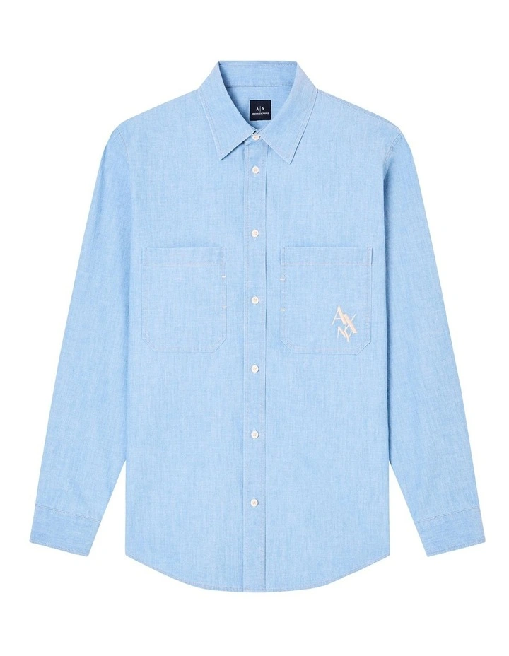 Urban Sailor Denim Shirt in Blue image 5