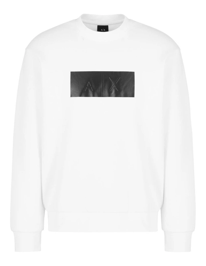 Men's Logo Sweatshirt in Off White image 5