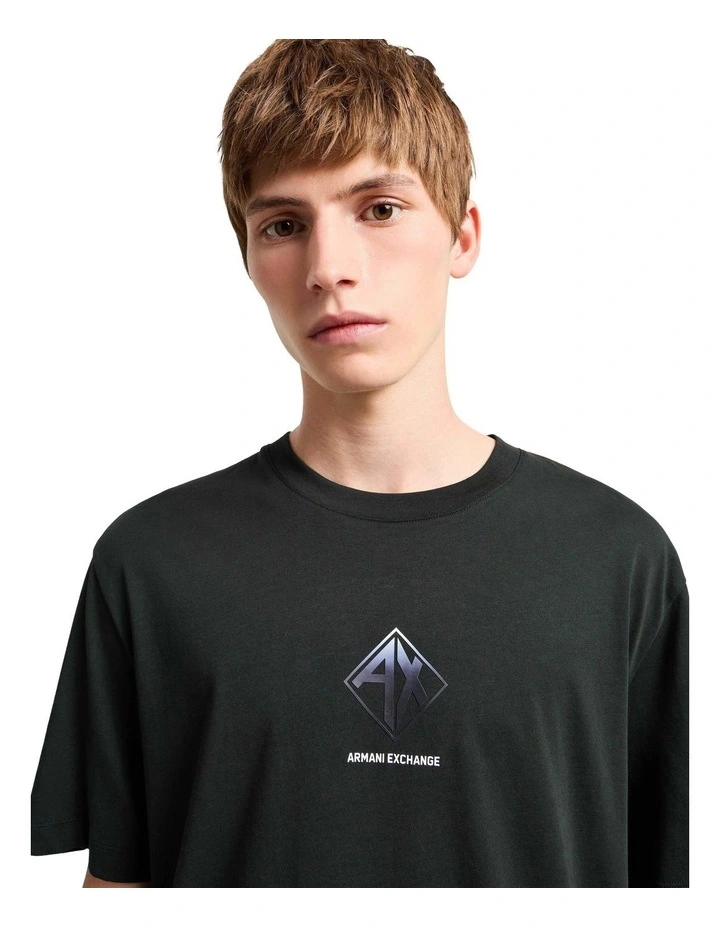 Summer HD Logo T-shirt in Jet Set image 4