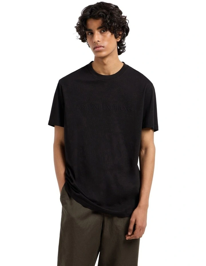 Men's Logo T-Shirt in Black image 1