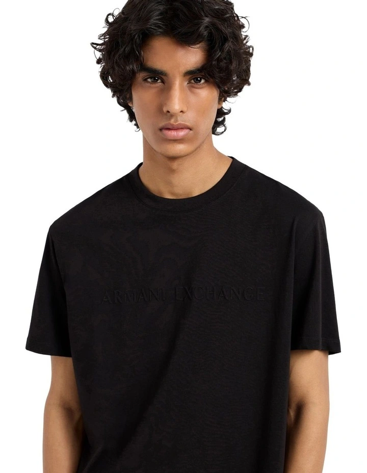 Men's Logo T-Shirt in Black image 4