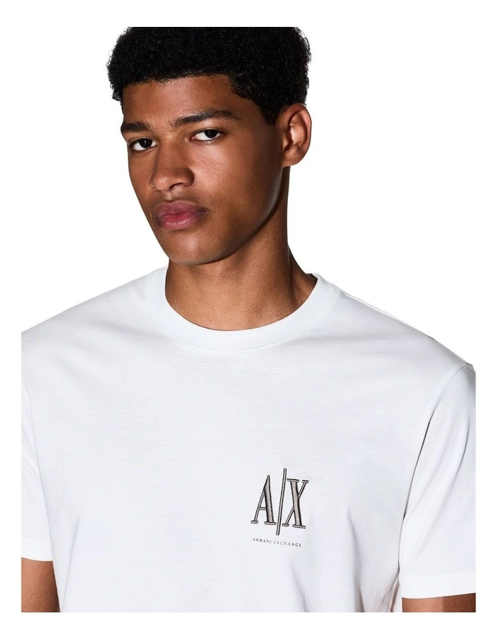 Icon T-shirt in Off White image 4