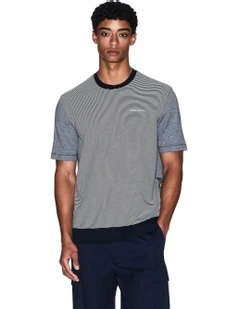 Urban Sailor Stripe T-shirt in Deep Navy
