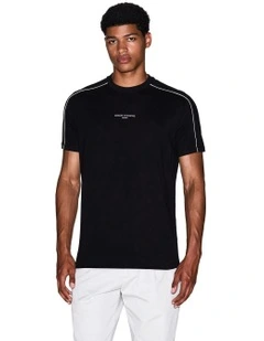 Refined Sport Chest Logo T-shirt in Black