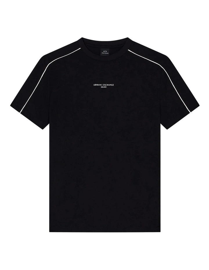 Refined Sport Chest Logo T-shirt in Black image 5