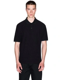Logo Execution Logo Polo in Black