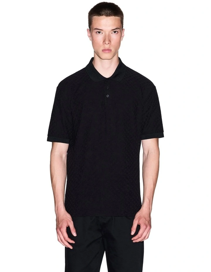Logo Execution Logo Polo in Black image 1