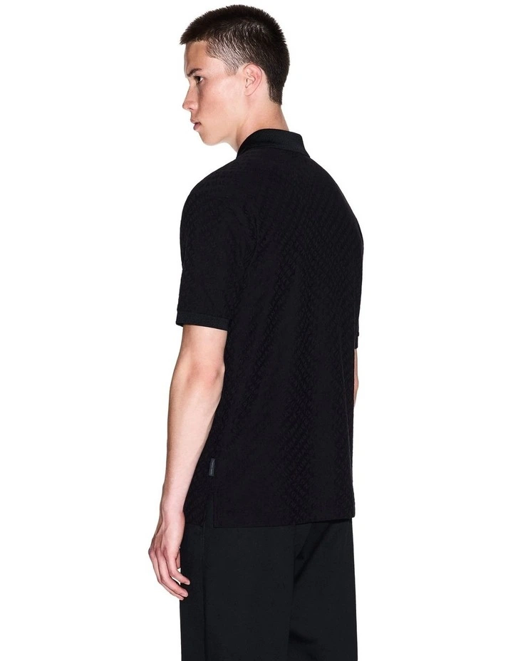Logo Execution Logo Polo in Black image 2